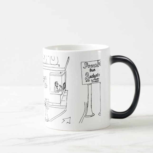 Mágica Caneca rápida da análise de Freud (Direita)