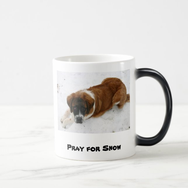 Mágica Caneca Reze pela Neve (Direita)