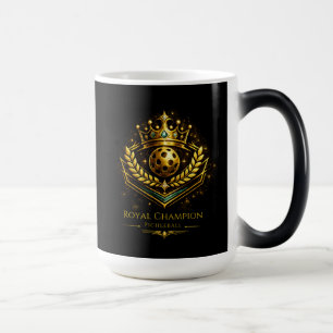 Mágica Caneca Royal Champion Pickleball™ Luxo Preto e D