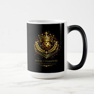 Mágica Caneca Royal Champion Pickleball™ | Luxo Preto e D