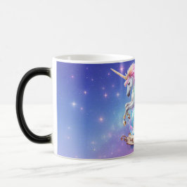 Mágica Caneca Unicórnio Arco-íris Castelo – Presente Pens