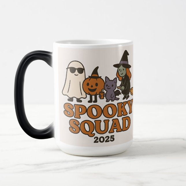 Mágica Caneca Viral Spooky Squad 2025 (Esquerda)