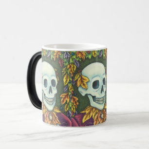 MÁGICA CAVALHEIRO DE ESQUELETO DO OUTONO, CANECA MORPHING
