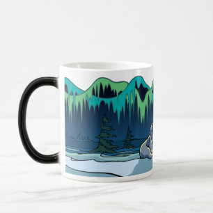 Mágica Copo Tribal do Urso do Troféu do Urso Polar Caneca