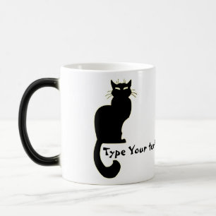 Mágica Copos personalizados do amante do gato da caneca