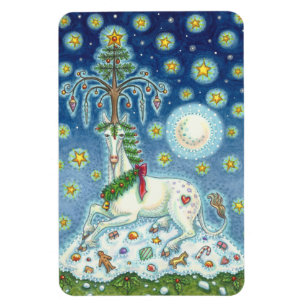MÁGICA DE UM UNICÓRNIO DO NATAL, ÍMÃ DO CAVALO