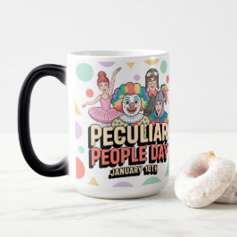 Mágica Dia das Pessoas Peculiares Caneca Morfing