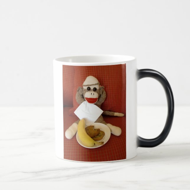 Mágica Ernie a caneca Morphing do macaco da peúga (Direita)