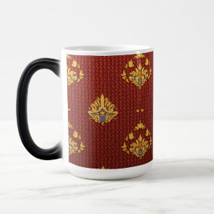 Mágica Esta é uma caneca padrão bordado.