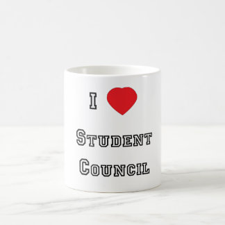 Mágica Eu amo a caneca do conselho estudantil