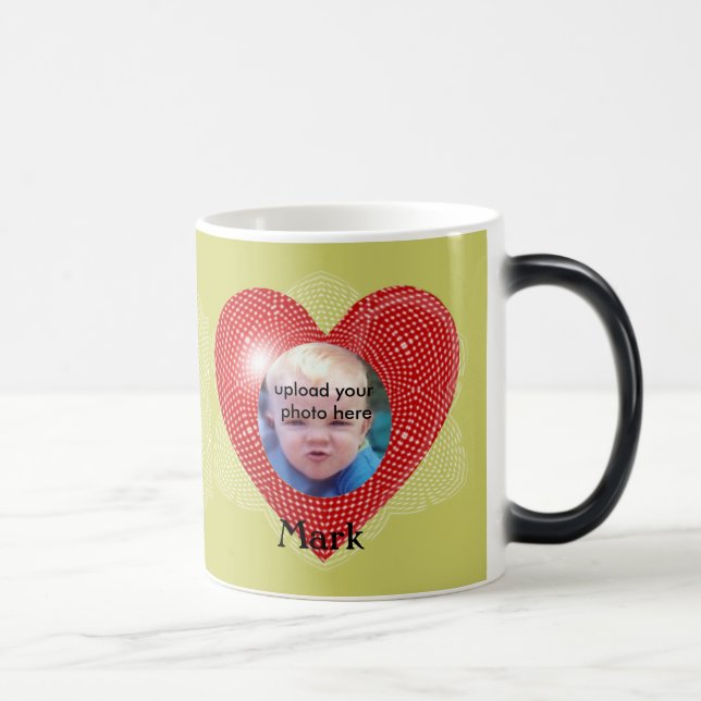 Mágica Eu amo minha caneca Mimi Morphing com foto (Direita)