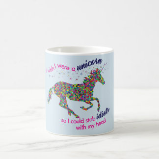 Mágica Eu desejo que eu era um unicórnio… Caneca
