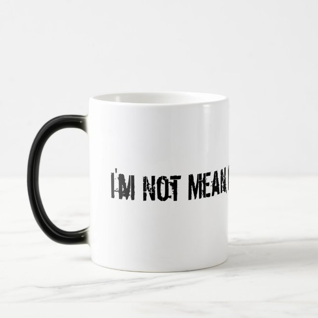 Mágica Eu não sou médio, mim sou apenas… Honesto!  Caneca (Esquerda)