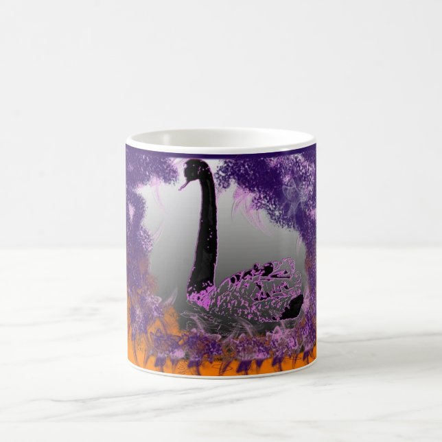 Mágica Fantasia da cisne preta - caneca (Centro)