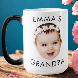 Mágica Foto personalizada com cara de caneca Vovô mãe Ani
