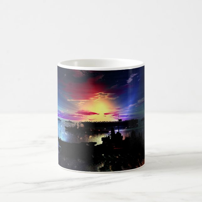 Mágica Frota da batalha - aleta - Extrafine - caneca (Centro)