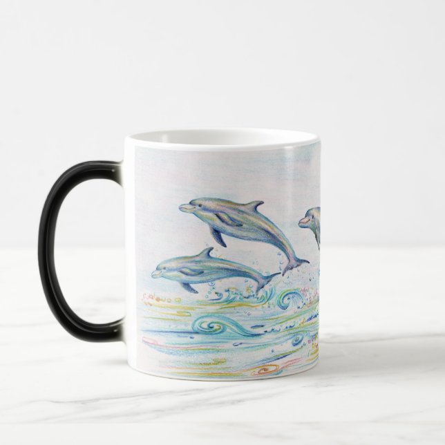 Mágica Golfinhos do brilho que Morphing a caneca (Esquerda)