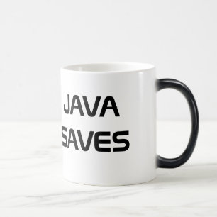 Mágica Java salvar a caneca de café