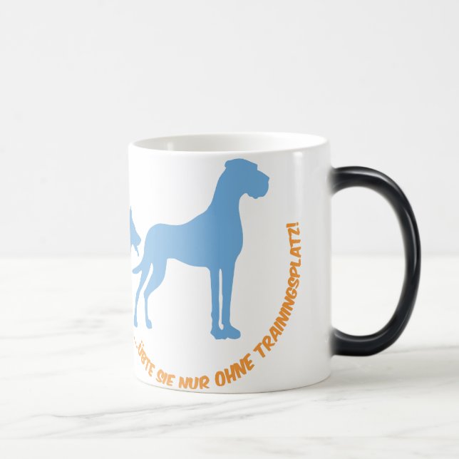 Mágica Lema do Dogue Alemão Caneca (Direita)