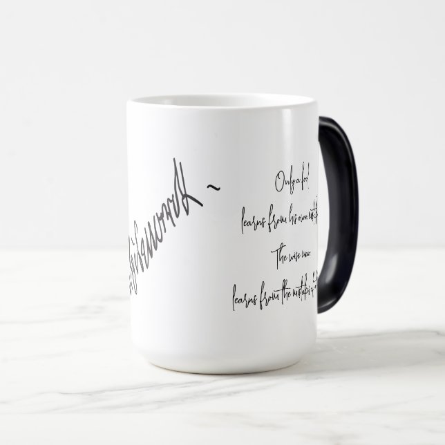 Mágica melhor caneca de café (Frente Esquerda)