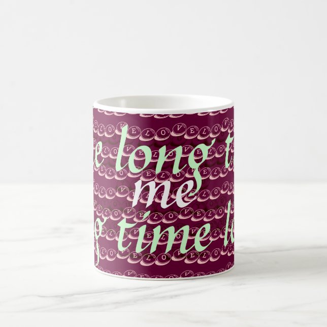 Mágica Mim amor você caneca dos muitos tempos - presente (Centro)
