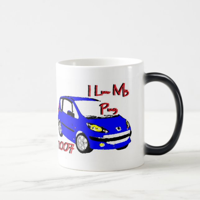 Mágica Mim Luv minha caneca do Pug 1007 (Direita)