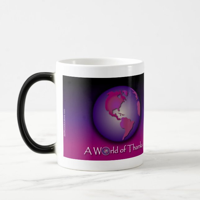 Mágica Mundo malva da caneca dos obrigados (Esquerda)