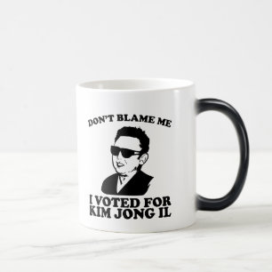 Mágica Não faz Blam mim, mim votou para a caneca de Kim