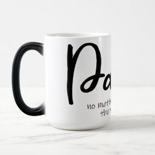 Mágica Não importa como acontece caneca da papá