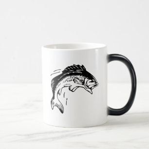 Mágica Não preocupe… PEIXES!! Caneca cerâmica do barc