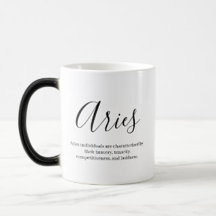 Mágica Nome Personalizado, sinal de zodíaco, caneca de tr