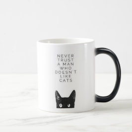 Mágica Nunca confie uma caneca do homem para amantes do
