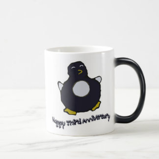 Mágica ó Caneca do pinguim do aniversário