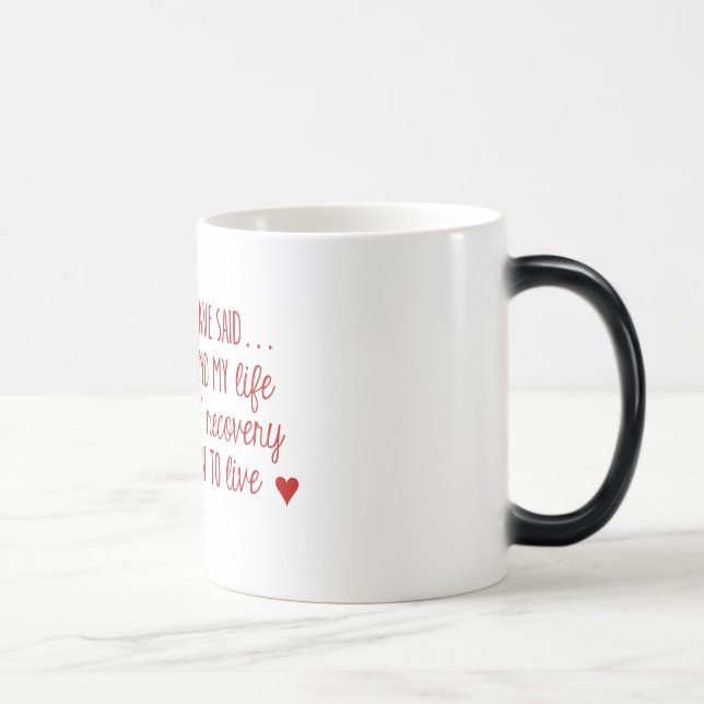 Mágica Oração da etapa dos narcóticos caneca Morphing (Direita)