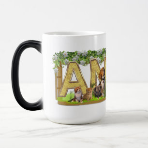 Mágica Personalizar uma caneca com iniciais de nome