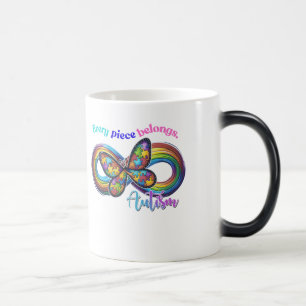 Mágica Pertencendo em Cada Golada – Caneca do Quebra-Cabe