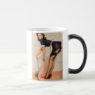 Mágica Pin acima da caneca