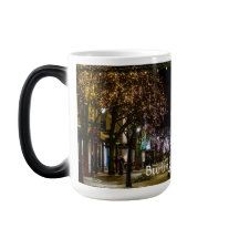 Rua da Igreja de Burlington Vermont na caneca de N