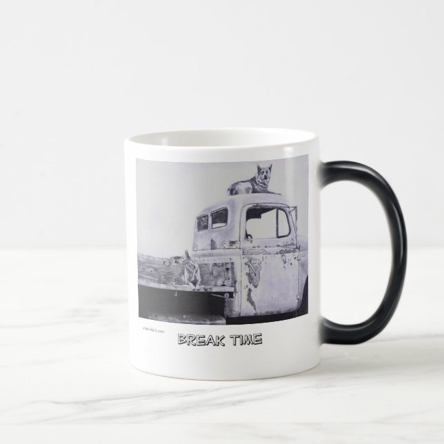 Mágica Série azul da caneca de Heeler (Direita)