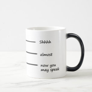 Mágica Shhh caneca