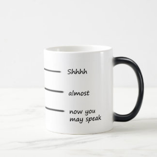 Mágica Shhh caneca