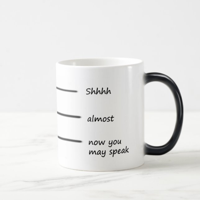 Mágica Shhh caneca (Direita)
