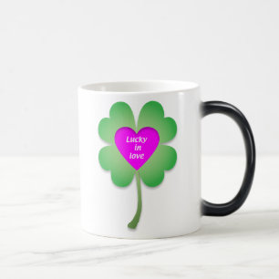Mágica Sorte na caneca Love