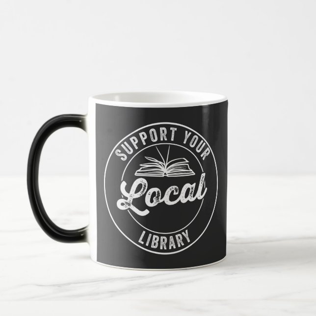 Mágica suporte a caneca de café da biblioteca local (Esquerda)
