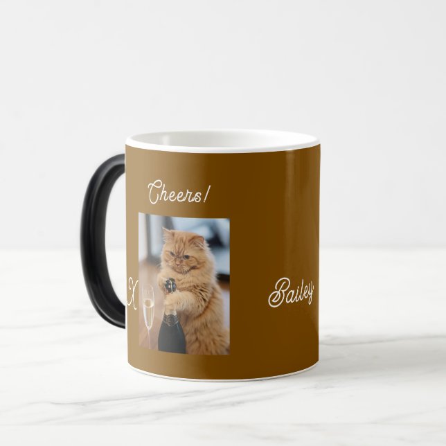 Mágica Toste Bailey, Caneca de Mudança de Cor para Amante (Frente Esquerda)