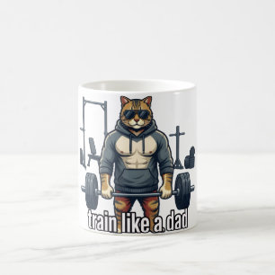 Mágica Treine Como Um Pai - Caneca Engraçada para Pai de 