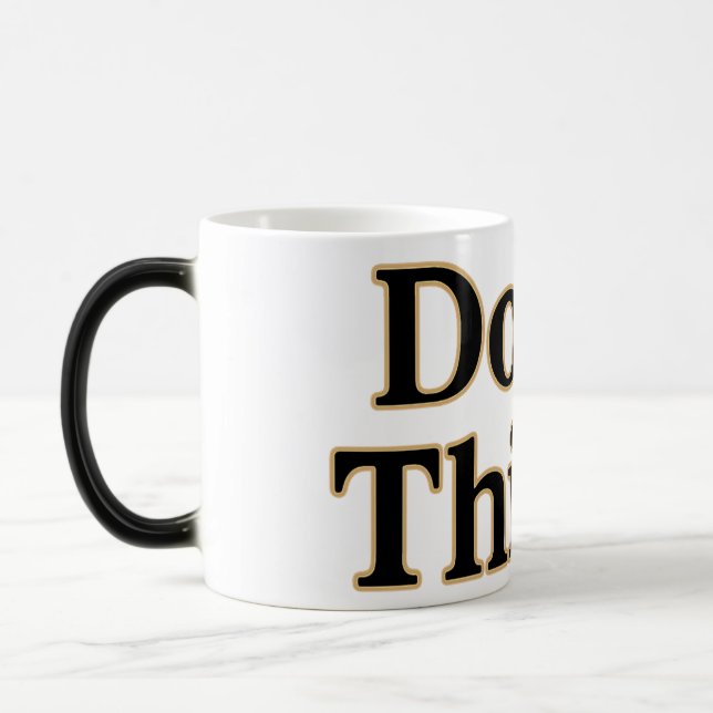 Mágica Uma caneca para a mente alta "Não Thimk" (Esquerda)