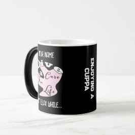 Mágica Viva uma caneca de café de vida sem cuidados