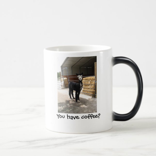 Mágica Você tem o café? caneca (Direita)