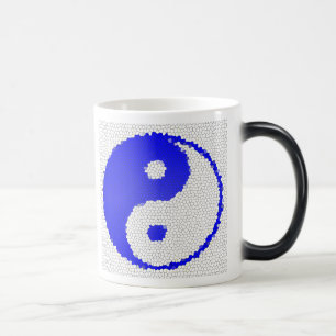 Mágica Yin Yang que Morphing a caneca de café